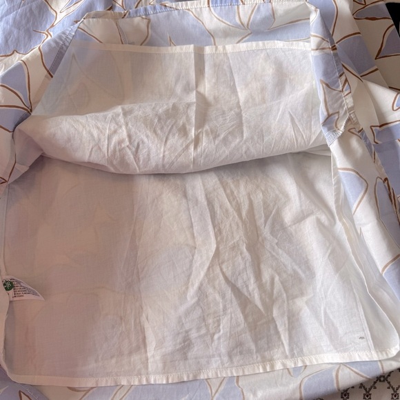 NWT A New Day Puff Sleeve Blue & Cream Floral Maxi Dress Size Small - Picture 7 of 8